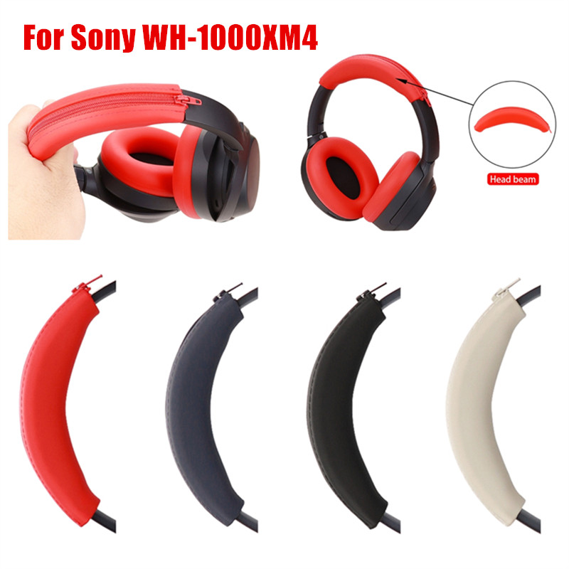 Sony Headphone Wh-1000Xm4 - Sony WH-1000XM4用シリコンヘッドフォンカバー、ヘッドバンドプロテクター、ビームヘッドバンド、ユニバーサル、ジッパー