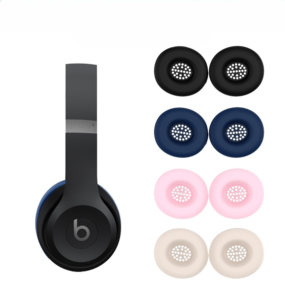Beats Headphone Solo 4 - Apple Beats Solo 4 イヤーマフヘッドマウントイヤホンカバーシリコン保護カバーダストカバーケース