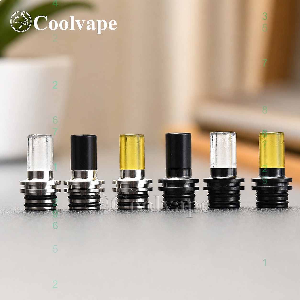 510 MTL ドリップチップ耐熱マウスピース ベイプ RT - Vaping Area のレビューと価格