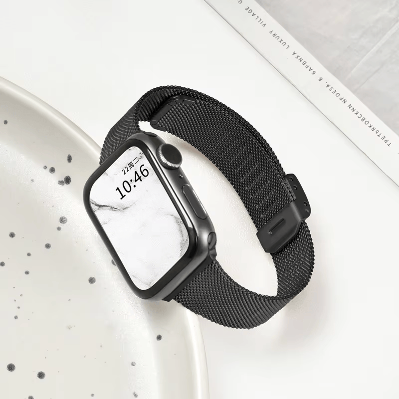 Apple Watchバンド用ミラネーゼループ 44mm 4 - Mesh Coil Strip のレビューと価格