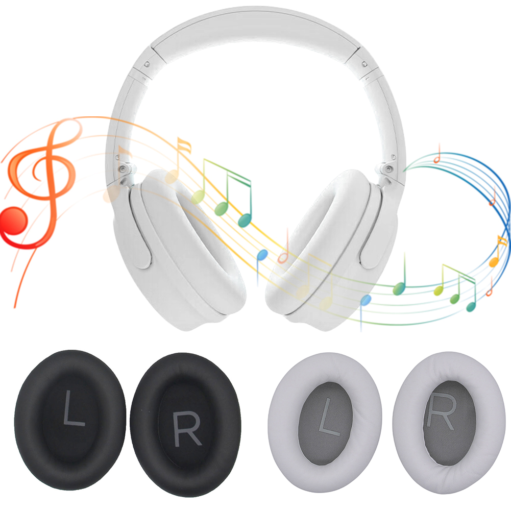 1 ペア交換用フォームイヤーパッドプロテインレザーヘッドフォ - Bose Headphone Qc45 のレビューと価格