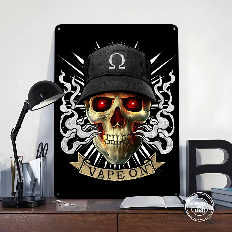 ベイプスカルクラウドチェイサーブリキポスター カスタマイズ可 - Vape Decoration のレビューと価格